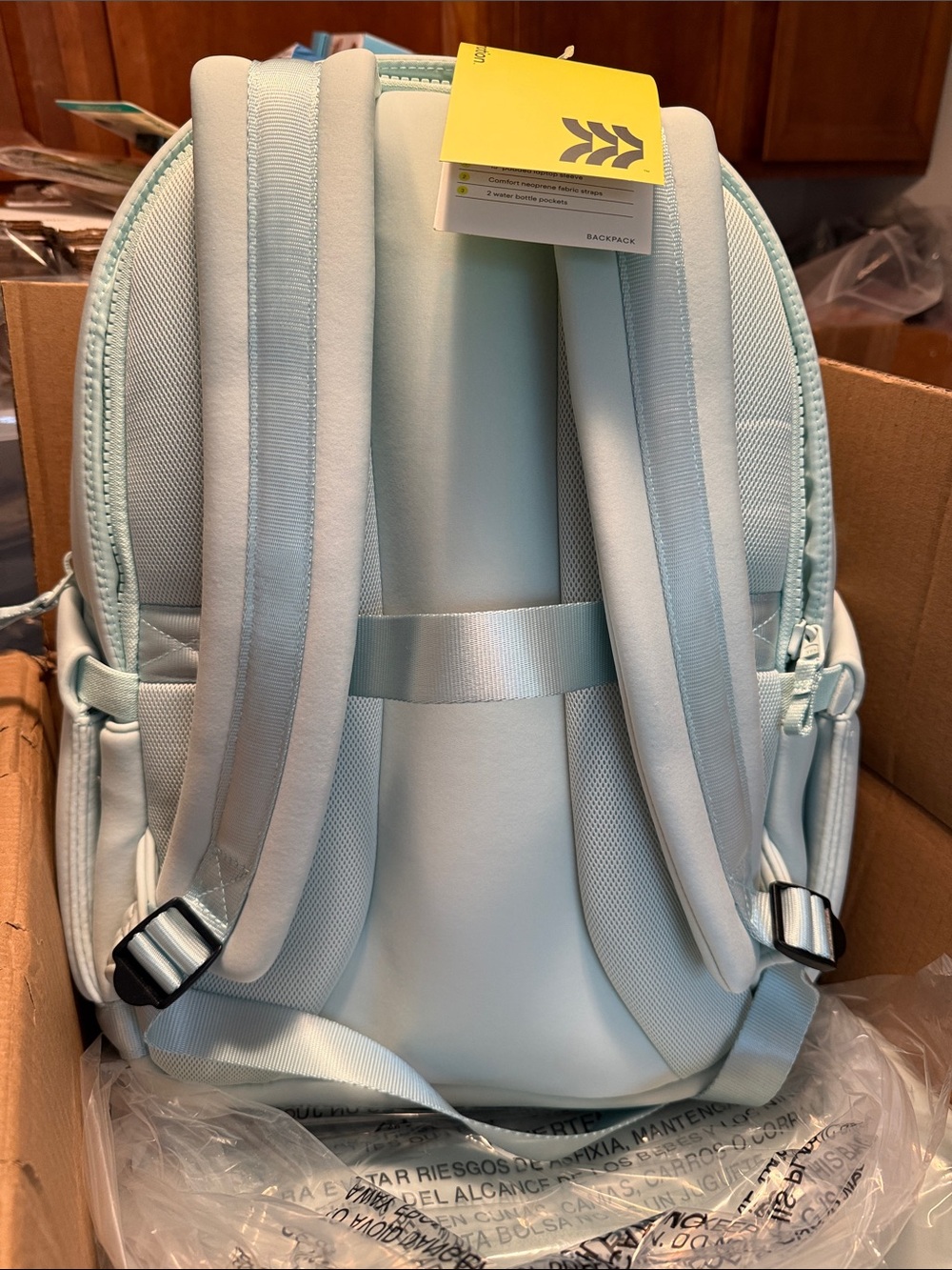 All In Motion light green Neoprene Backpack - Picture 7 of 7